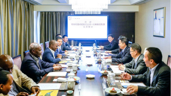 坦桑尼亚驻华参赞一行到月博集团交流座谈