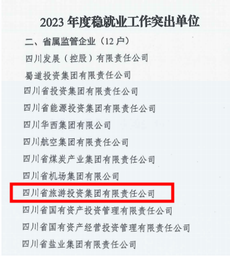 省月博集团稳就业工作获省国资委通报表扬
